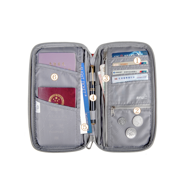 Travelest Passport Pouch Black Campnsea