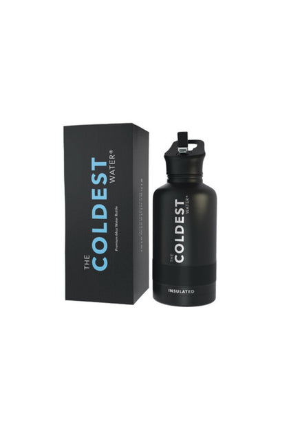 Coldest 1.9 L Sports Bottle | Stealth Black (64 OZ)