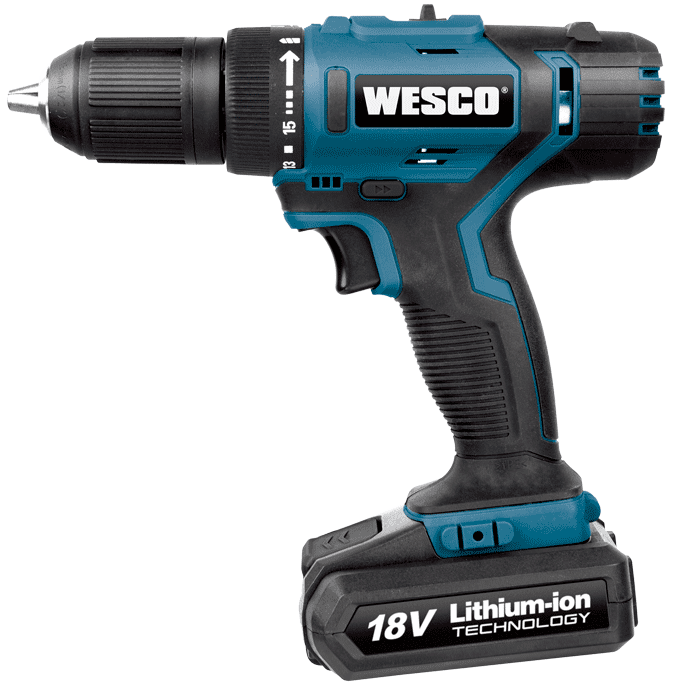 Wesco 18V Lithium Impact Drill Driver 1x1.5 AH Campnsea