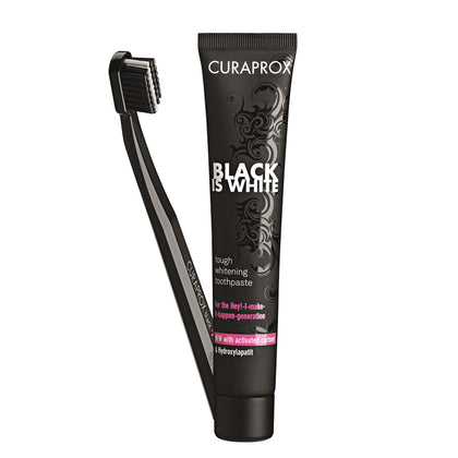 Curaprox - Black Is White Set (toothpaste 90 Ml+cs 5460 Black)