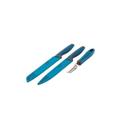 Outwell - Cutting Tool Set W/Peeler Grey/Blue