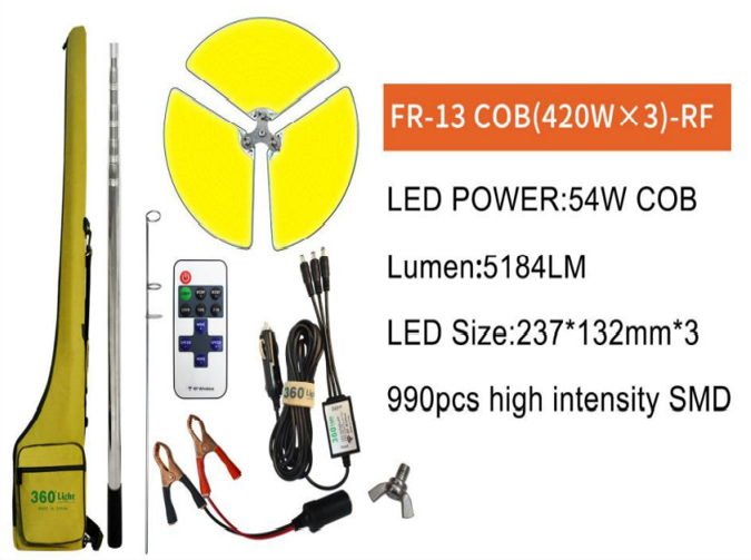 Conpex Telescopic Light 54w C.O.B Campnsea