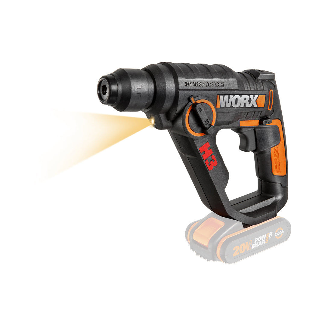 Worx 20V H3 3 in 1 Rotary Hammer Campnsea