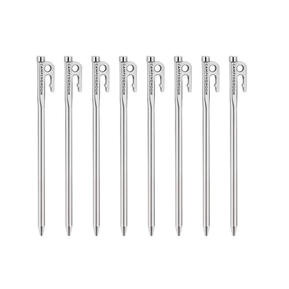 Camping Moon - 8 Pieces Nail Pegs Stainless Steel (30 CM)