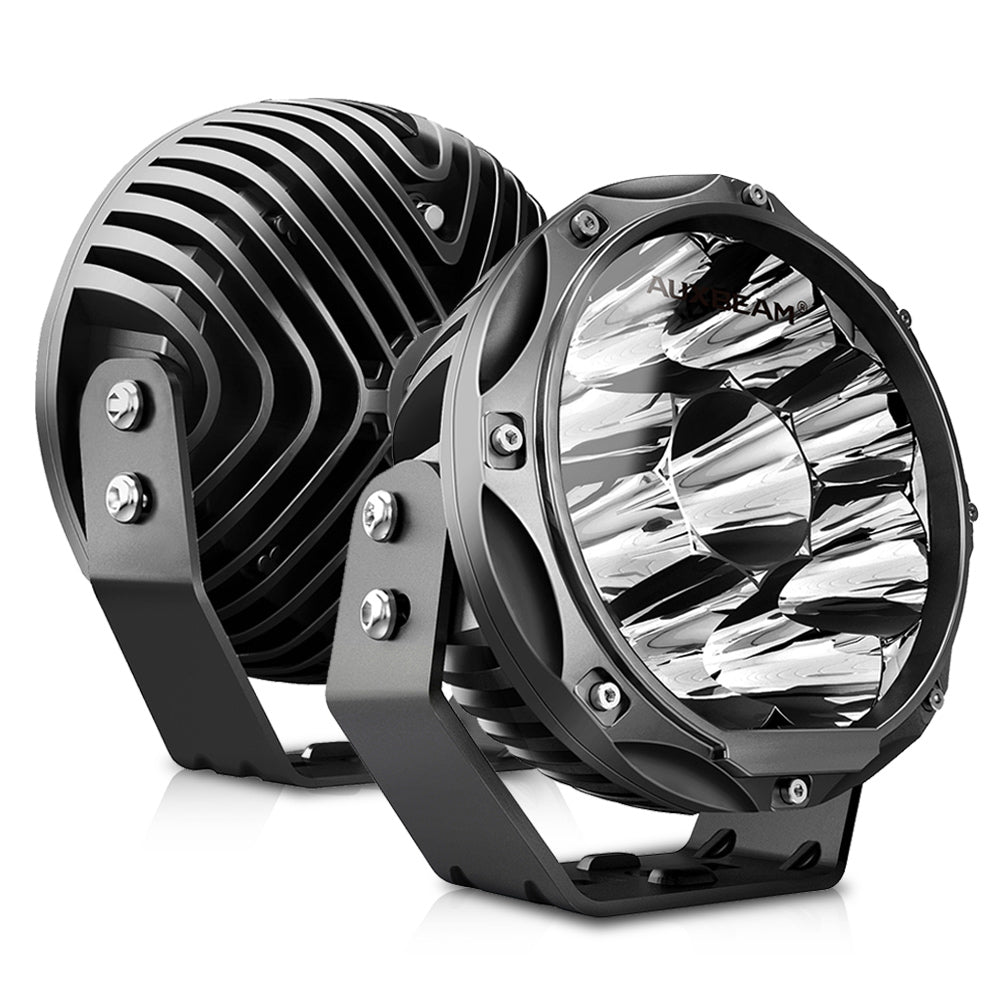 Auxbeam - 7 Inch 90W Round Spot Beam Offroad LED Driving Lights