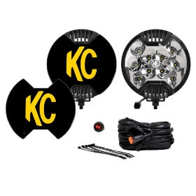 KC | UNIVERSAL 6” SLIMLITE 50W LED SPOT BEAM PAIR | 7260 LUMENS EA