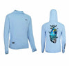 Hooded Long Sleeve Performance Shirt GT Light Blue