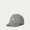 Polo Cotton Chino Ball Cap light Grey Pony Logo
