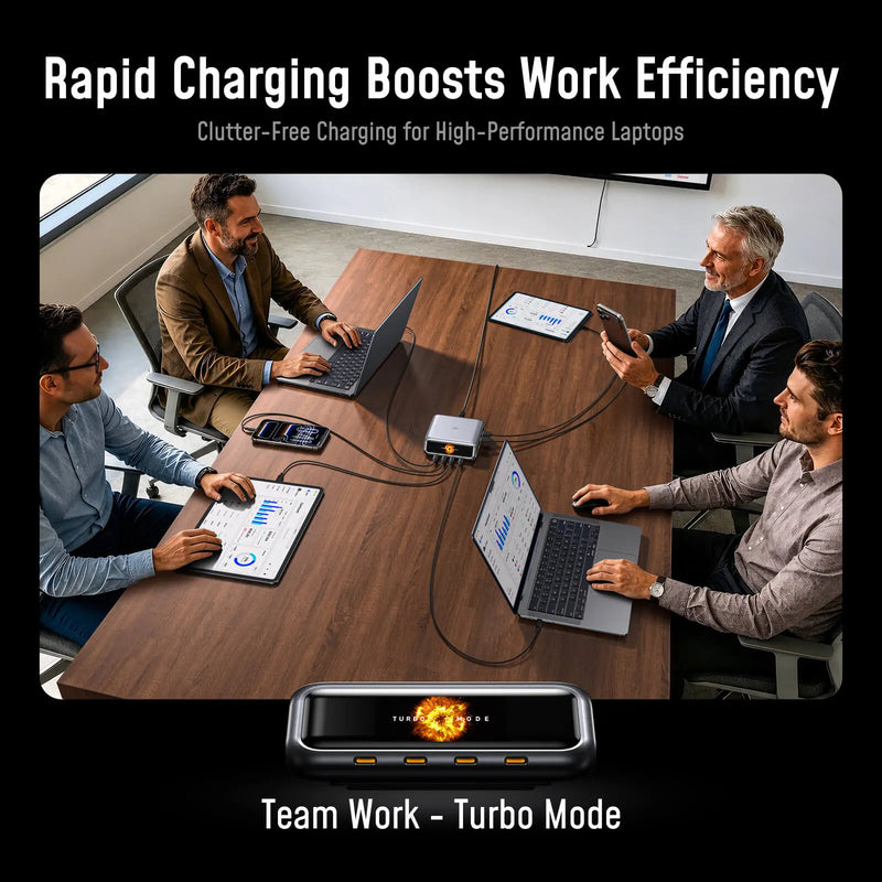AOHI AI PD3.2 280W 6-Port Desktop Charging Station (US/EU/UK/AU)
