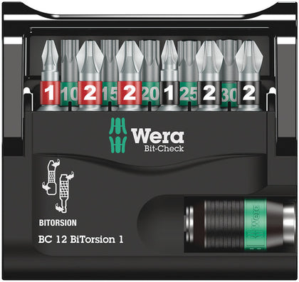 Wera Bit - Check BiTorsion - 1 Screwdriver Bit Set