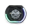 مصابيح أمامية LED سوداء لسيارات LC70/LC71/LC76/LC78/LC79 مع هالة ملونة + عيون شيطانية وعدسات شفافة