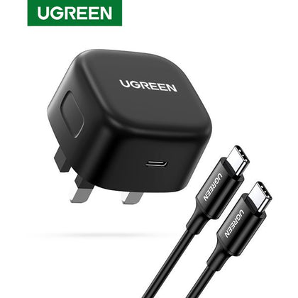 Ugreen PD 25w Fast Charger+USB Cable UK CD250