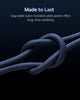 Baseus Tungsten Gold Fast Charging Cable USB-C to USB-C 100W 2m - Blue