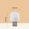 Mini USB LED Plug Lamp Portable Eye Protection Book Reading Light Small Round Car Bulb Computer Mobile Power Lamps