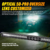 Aux beam 52'' 5D-PRO Series 55000LM  Spot Beam Off Road Led Light Bar