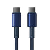 Baseus Tungsten Gold Fast Charging Cable USB-C to USB-C 100W 2m - Blue