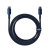 Baseus Tungsten Gold Fast Charging Cable USB-C to USB-C 100W 2m - Blue