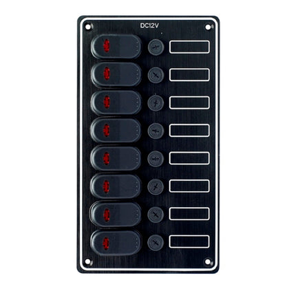 Waterproof Switch Panel 8 Gang