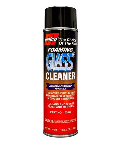 Malco Foaming Glass Cleaner - Aerosol 19Oz