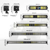 Aux beam 52'' 5D-PRO Series 55000LM  Spot Beam Off Road Led Light Bar