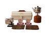 Camping Family - Complete Tea Set Box for outdoor Beige