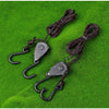 MRM 2PCS Ratchet Straps Light Hanger Kayak Ratchet Straps Heavy Duty Rope Hanger - TOK