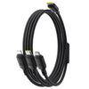 Baseus Silky One-for-Three Fast Charging Cable USB-C to M+L+C 100W 1.5m - Cosmic Black