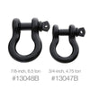 3/4-inch D-Ring Shackle (Black)