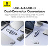 هاب Baseus UltraJoy Series 4-منفذ AIR - رمادي فضائي