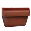 Brave Premium Car Seat Gap Organizers Storage Box-Brown