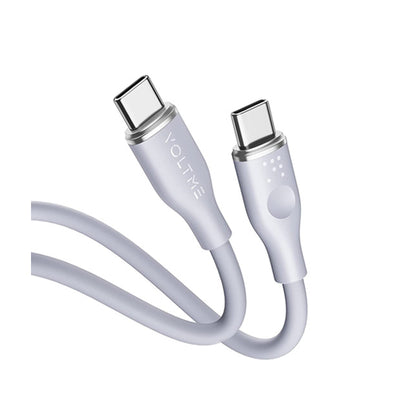 Voltme Powelink Moss Liquid Silicon Cable Type C to Type C 3A / 1M (60W) Gray