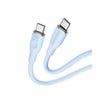 Voltme Powerlink Moss Liquid Silicon Cable Type C to Type C 5A / 1M (100W) Emarker Blue