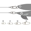 MAJOR CRAFT STAINLESS STEEL OTOKU SNAP SIZE-0