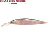 Major Craft CJK-110SPM Jerkbait Mid Sospendere 17g #015 GHOST WAKASAGI