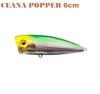 Major Craft CPP-60 Popper Floating Lure 9g #001 BLUE BACK SILVER