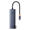 محطة توصيل هاب Baseus UltraJoy Series 7-منفذ - رمادي فضائي