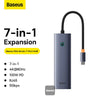 محطة توصيل هاب Baseus UltraJoy Series 7-منفذ - رمادي فضائي