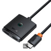 Baseus AirJoy Series 2-in-1 Bidirectional HDMI Switch with 1m Cable - Cluster Black