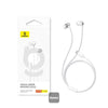 Baseus Encok CZ11 Wired Earphones - Moon White