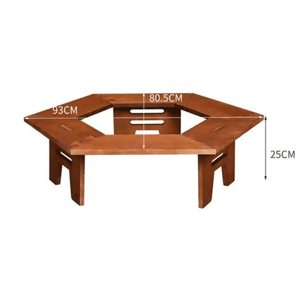 Vacation Hexagon low table