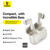 Baseus Bowie E17 True Wireless Bluetooth Earphones - Stellar White
