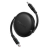 Voltme Powerlink YoYo Cable 3A 1.0M Retractable (Dual-Way Retractable Cable) Type C to Type C Black
