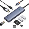 محطة توصيل هاب Baseus UltraJoy Series 7-منفذ - رمادي فضائي
