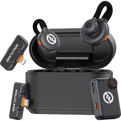 Hollyland Lark M2S Ultimate Combo Wireless Microphone(SPACE GRAY)