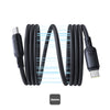كابل شحن سريع مغناطيسي من السيليكون السائل من Baseus PicoGo USB-C إلى USB-C بقوة 240W وطول 1 متر - أسود كونيكسي