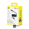 كابل شحن سريع مغناطيسي من السيليكون السائل من Baseus PicoGo USB-C إلى USB-C بقوة 240W وطول 1 متر - أسود كونيكسي