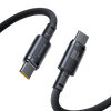 Baseus New Braided Fast Charging Cable USB-C to USB-C 100W 1m - Black