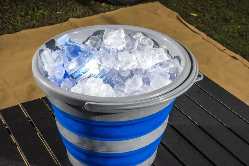 Kings Collapsible 10l Bucket Compact Durable King Bucket With Lids