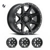 رام 1500 (17×8.50) 4× ريبوند ساتان أسود 6×5.5 بوصة (إزاحة 0)
