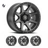 BRONCO (17×8.50) 4x REBOUND TITANIUM 6×5.5″ (0 OFFSET)